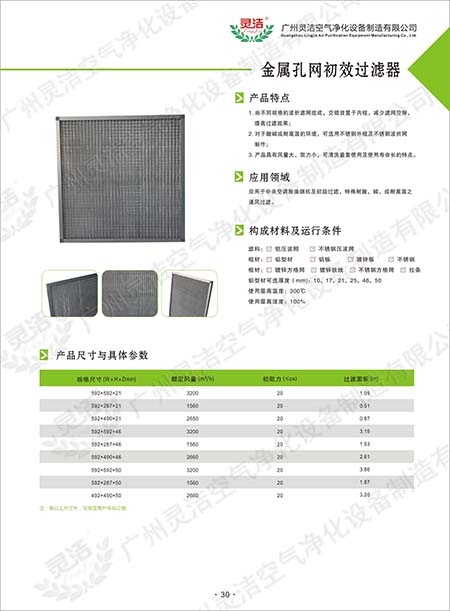 什麽叫鋁網初效過濾器及金屬網過濾（lǜ）器（qì）