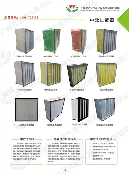 F5袋式中（zhōng）效過濾器-F5中效袋式過濾器